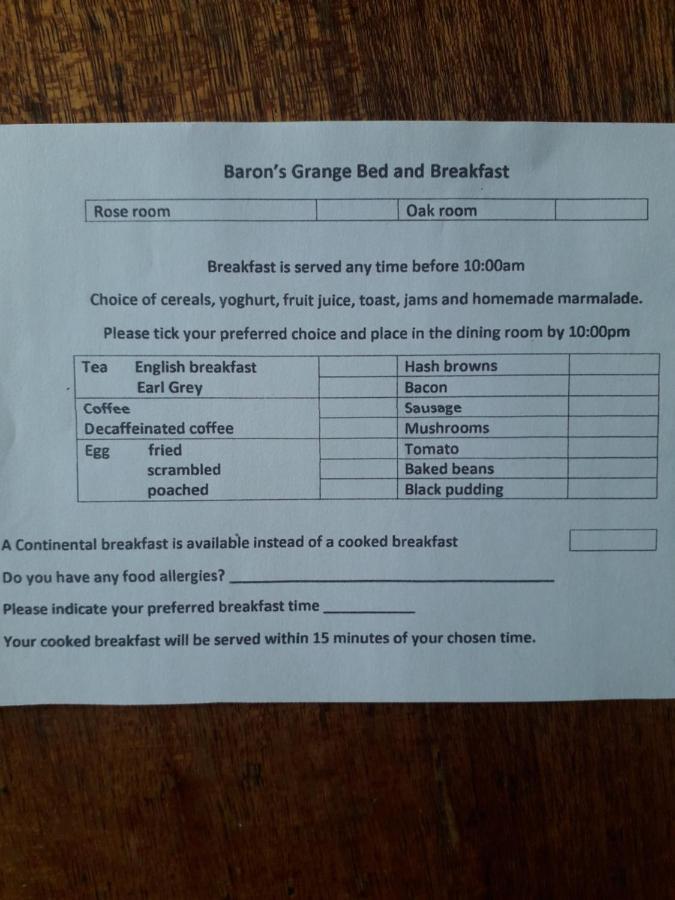 Bed and Breakfast Baron'S Grange Iden Екстер'єр фото